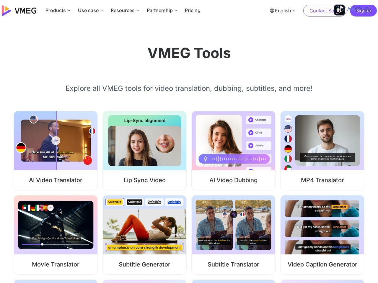 VMAG AI 网站截图