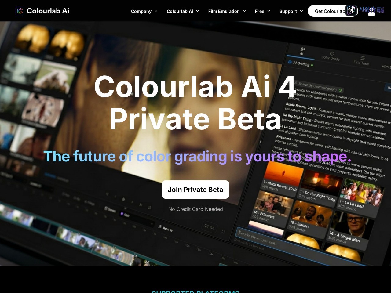 Colourlab.ai 网站截图