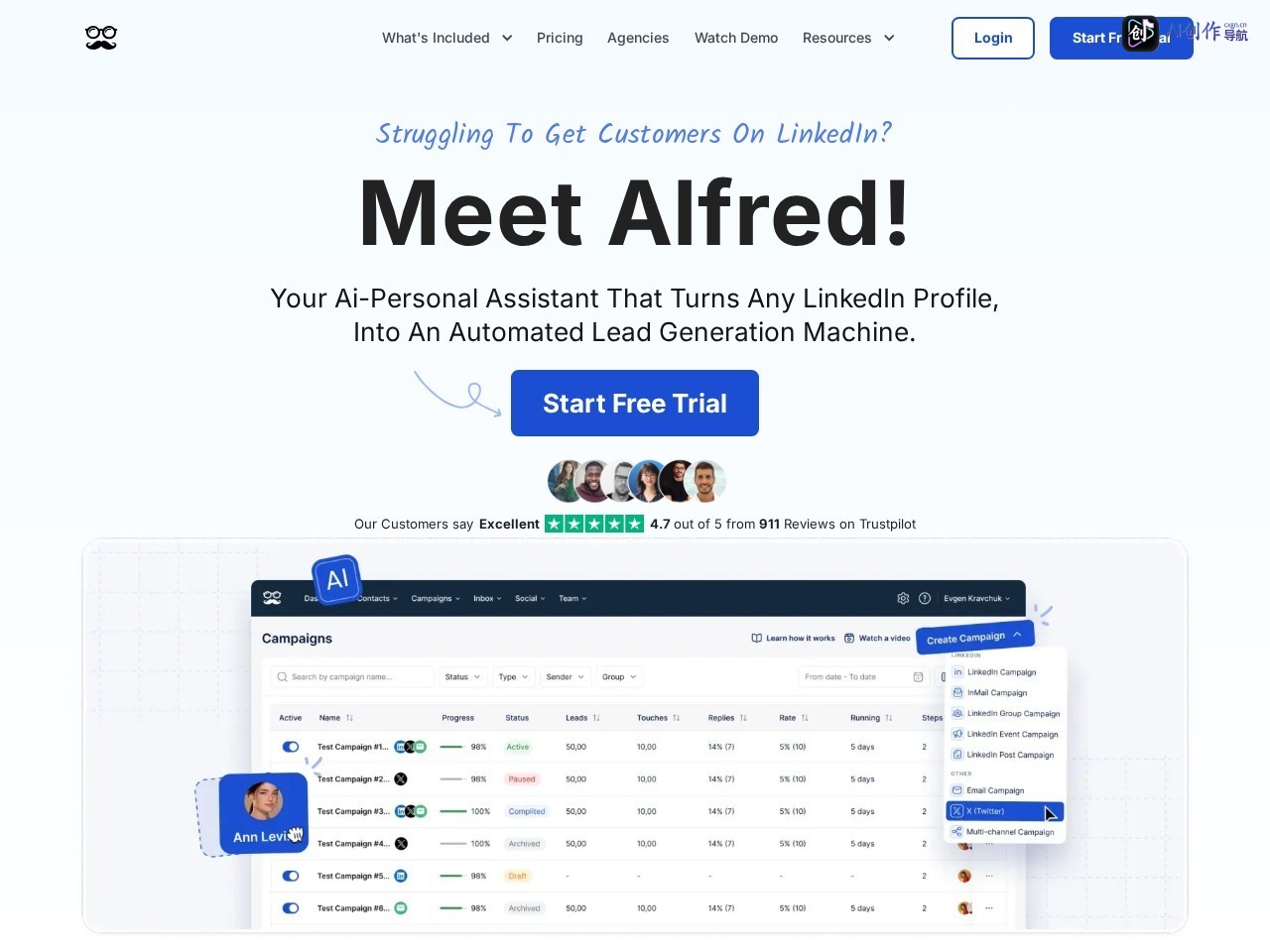 Meet Alfred 网站截图