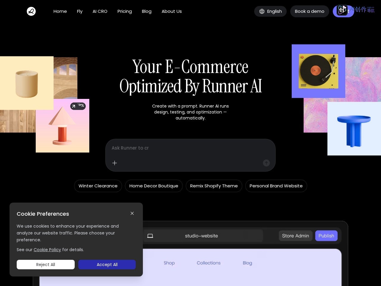 Runner AI 网站截图