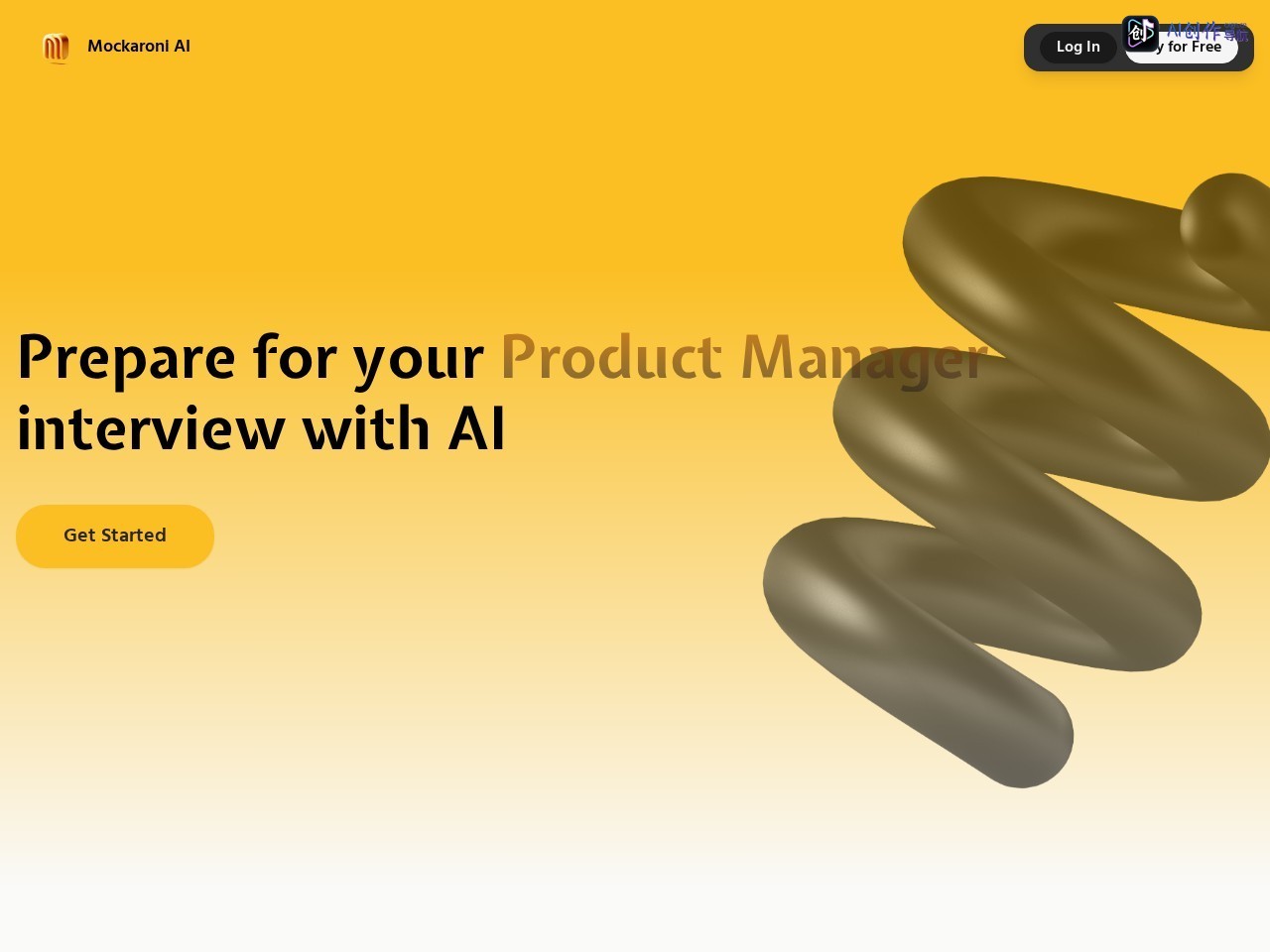 Mockaroni AI 网站截图