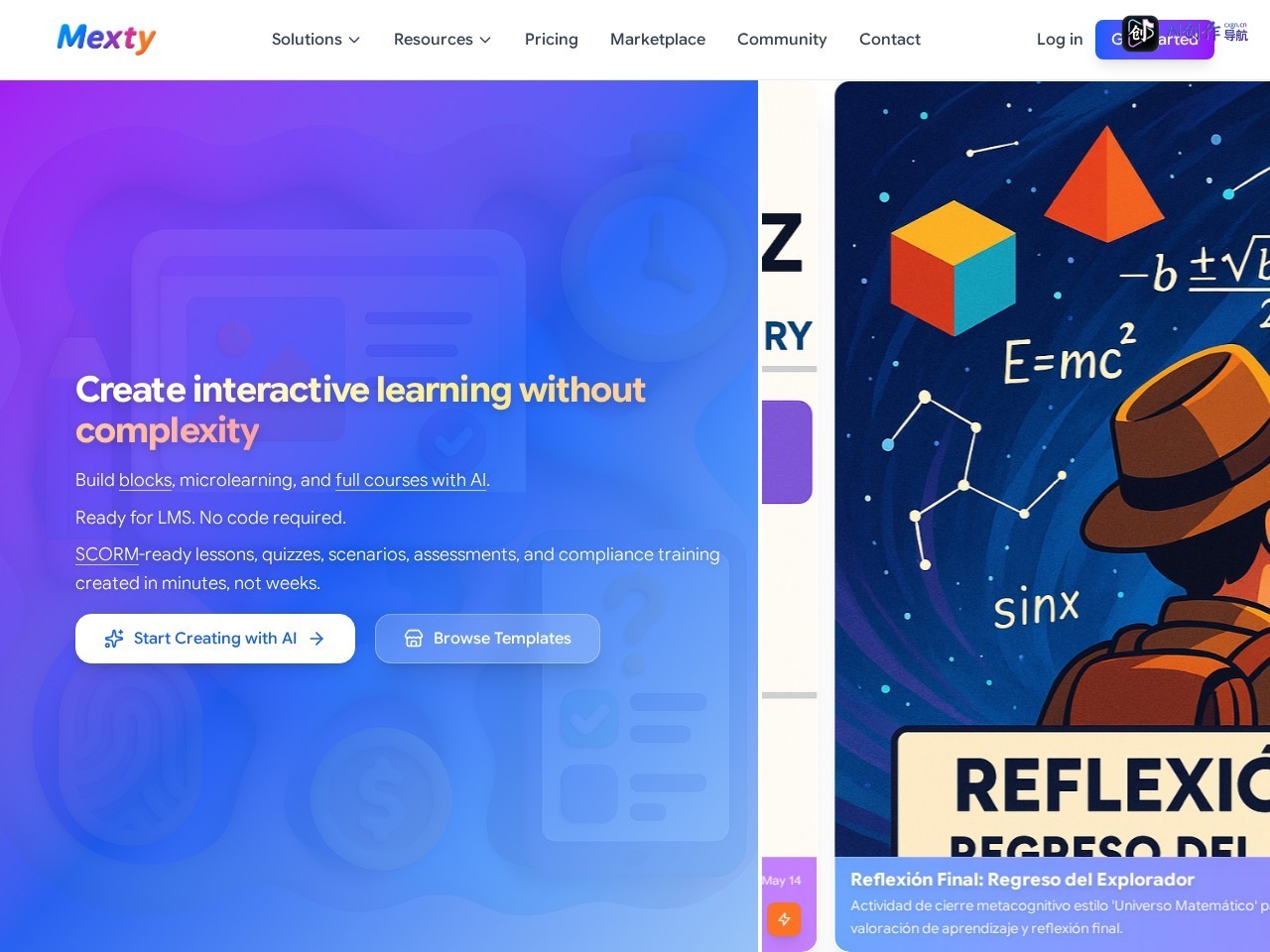 MEXTY.AI 网站截图