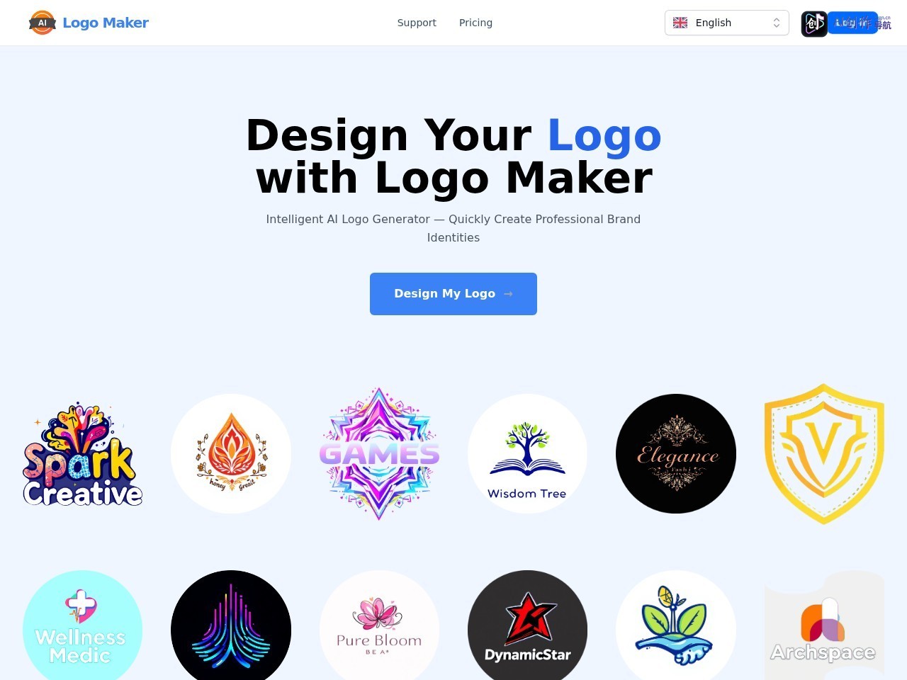Logoify.ai 网站截图