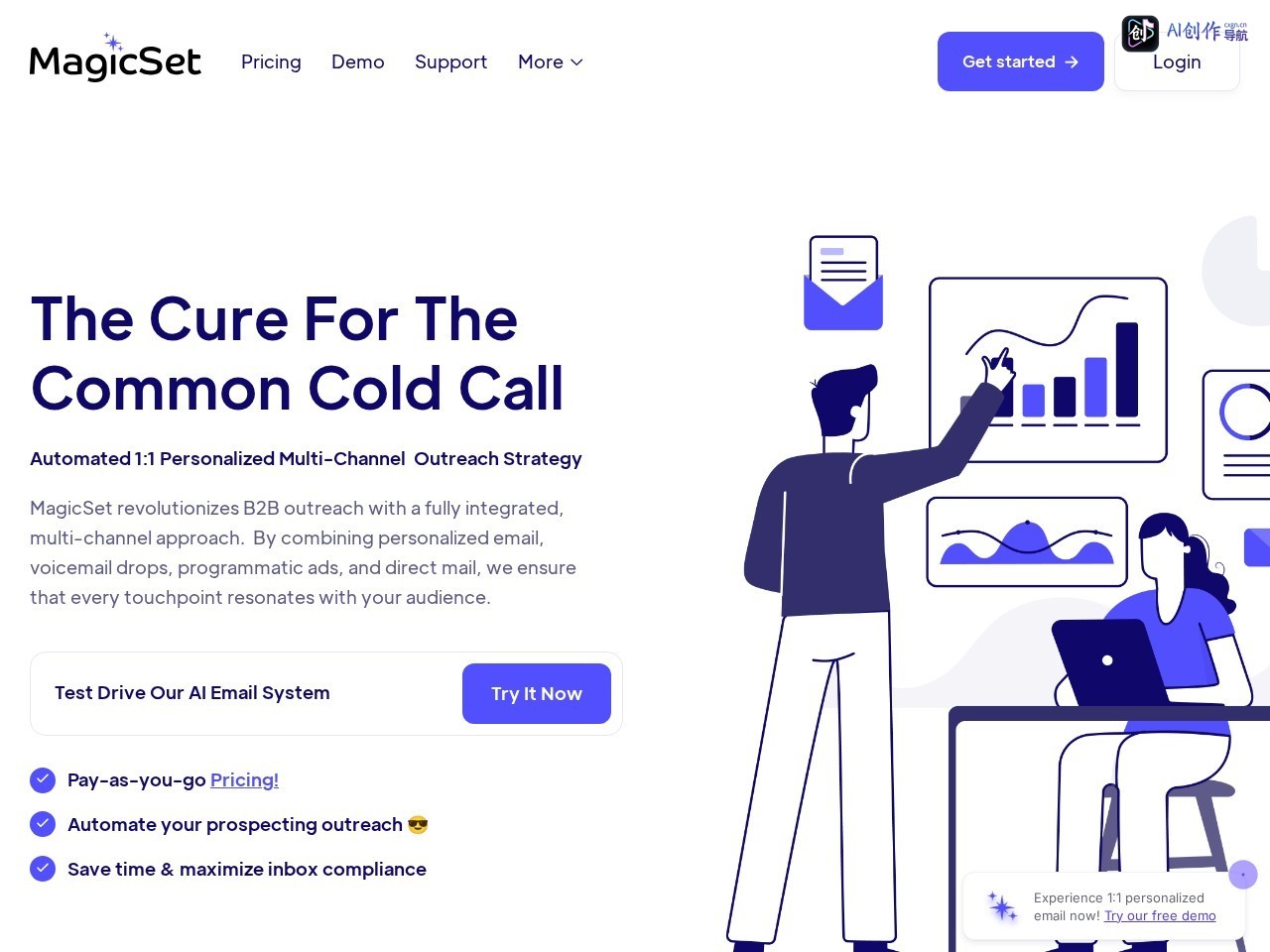 MagicSet 网站截图