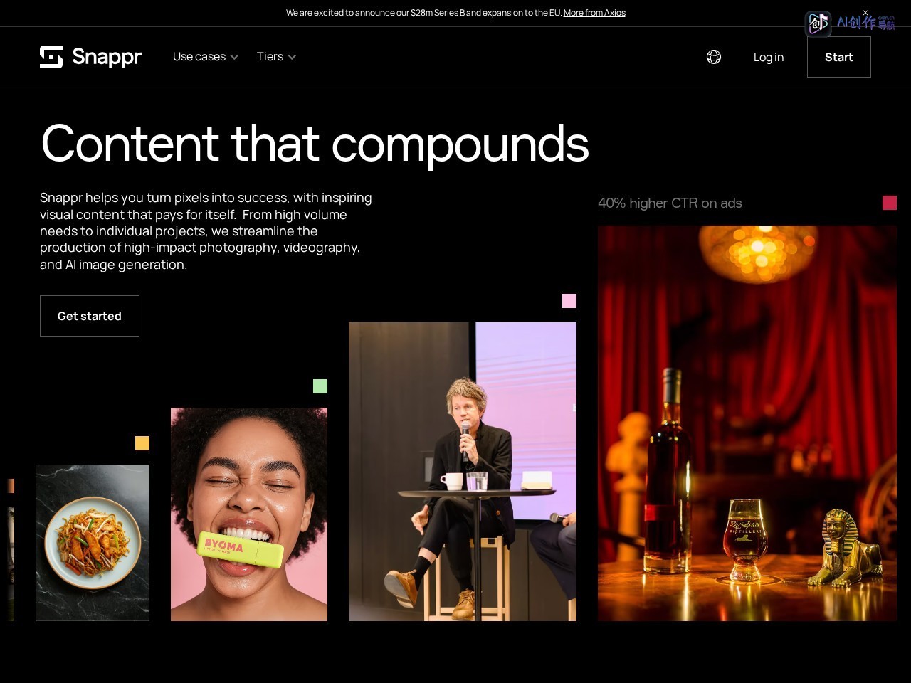 Snappr 网站截图