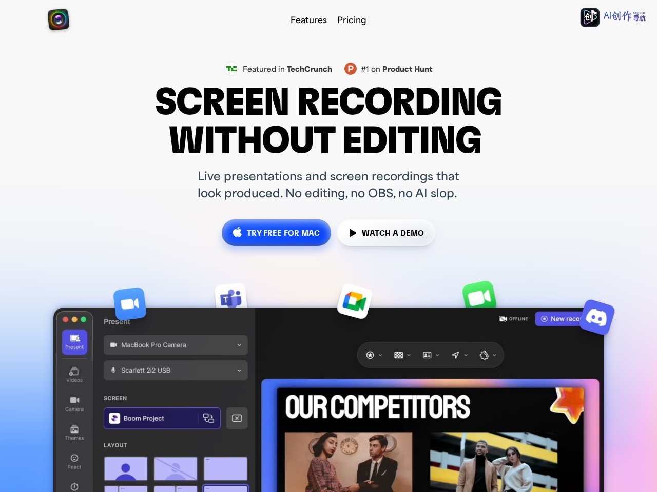 Boom for Mac 网站截图