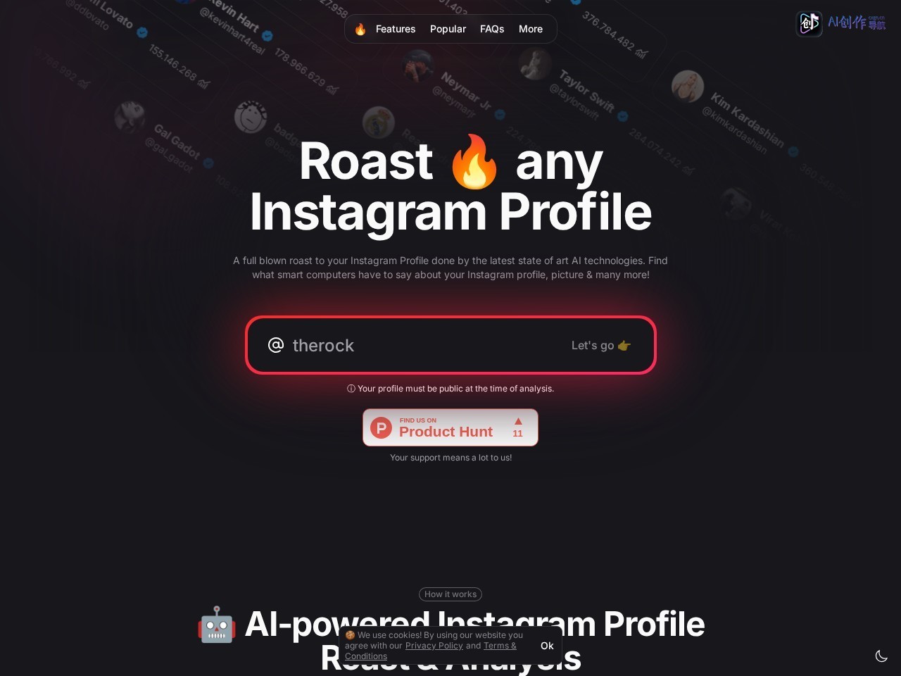PleaseRoast 网站截图