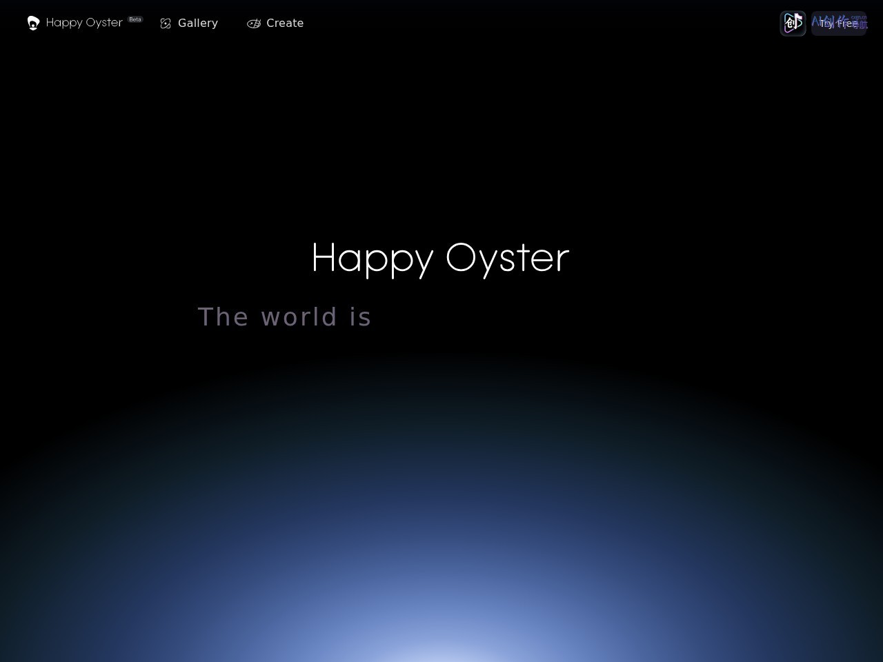 Happy Oyster 网站截图