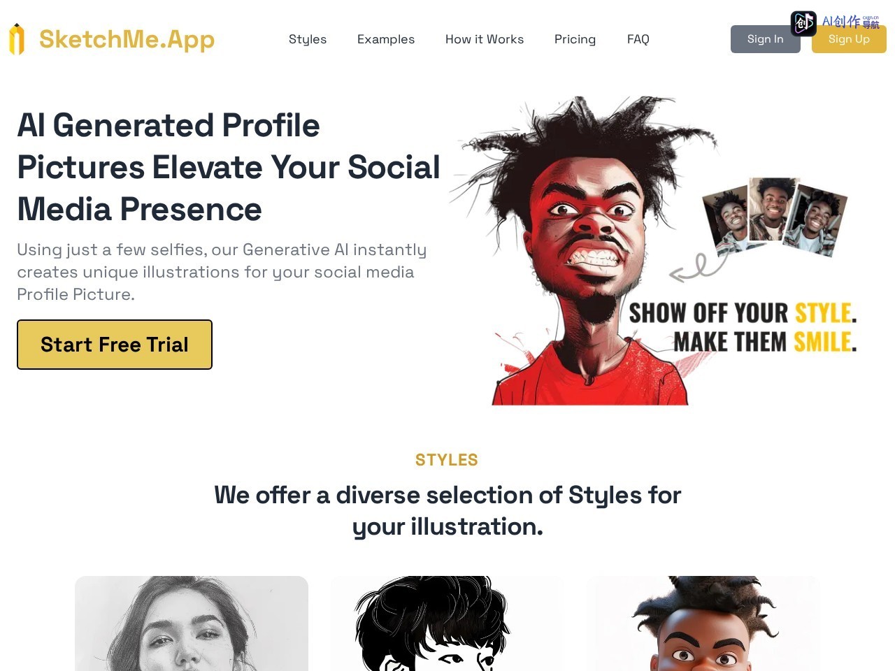 SketchMe.App 网站截图