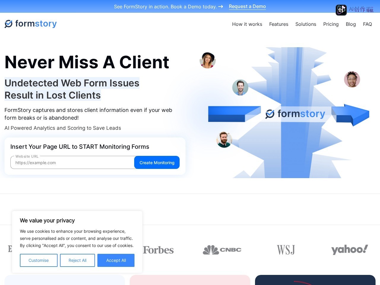 FormStory 网站截图