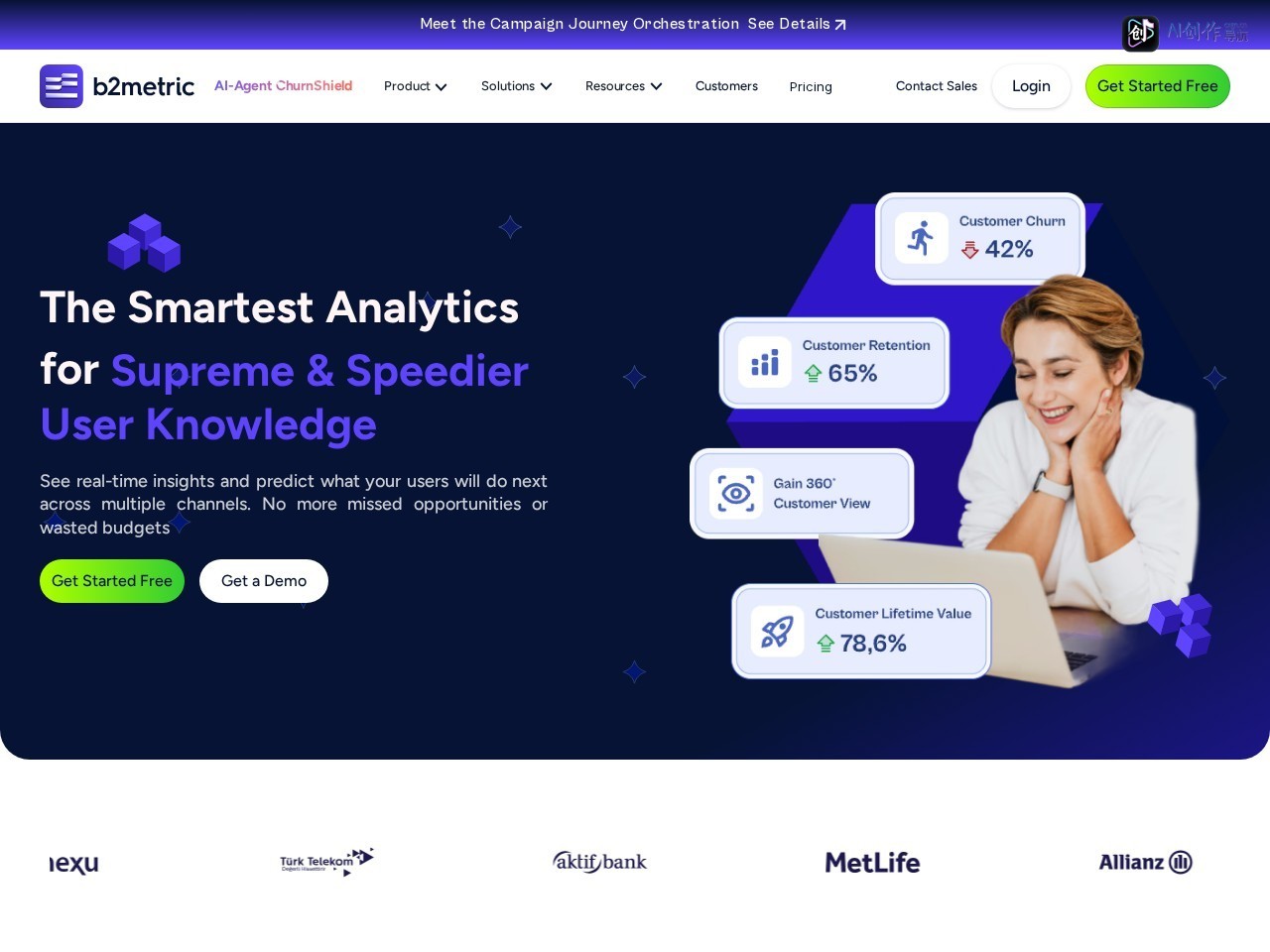 B2Metric 网站截图