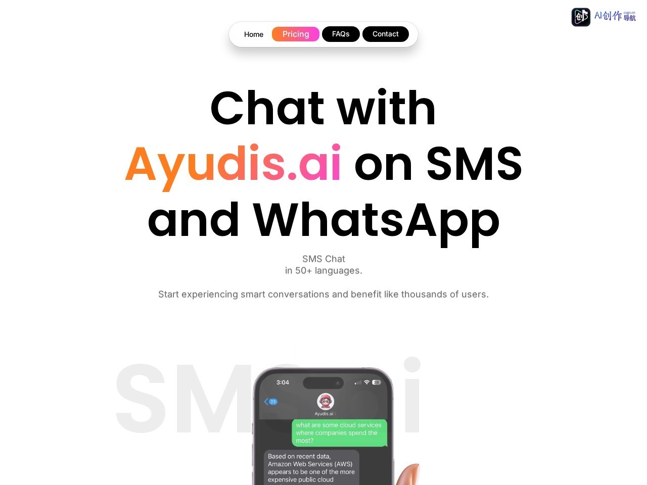 Ayudis.ai 网站截图