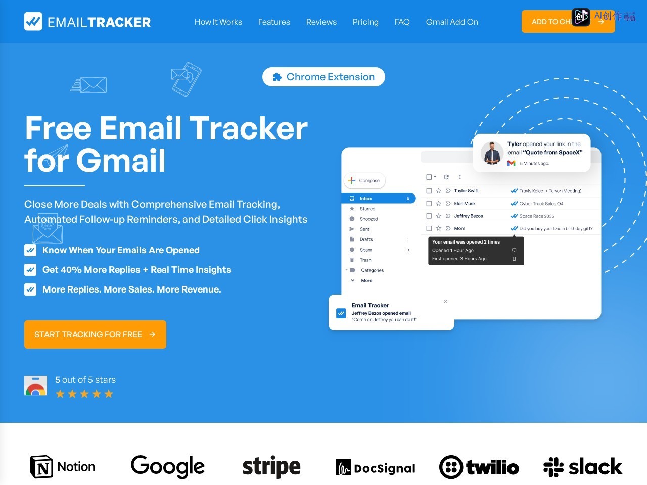 Email Tracker 网站截图