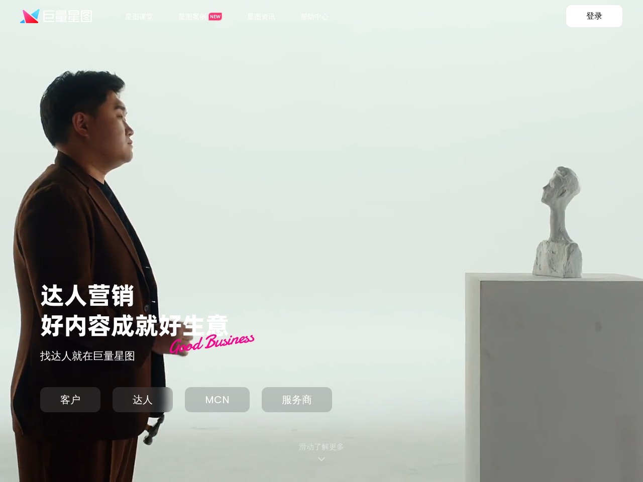 巨量星图 网站截图
