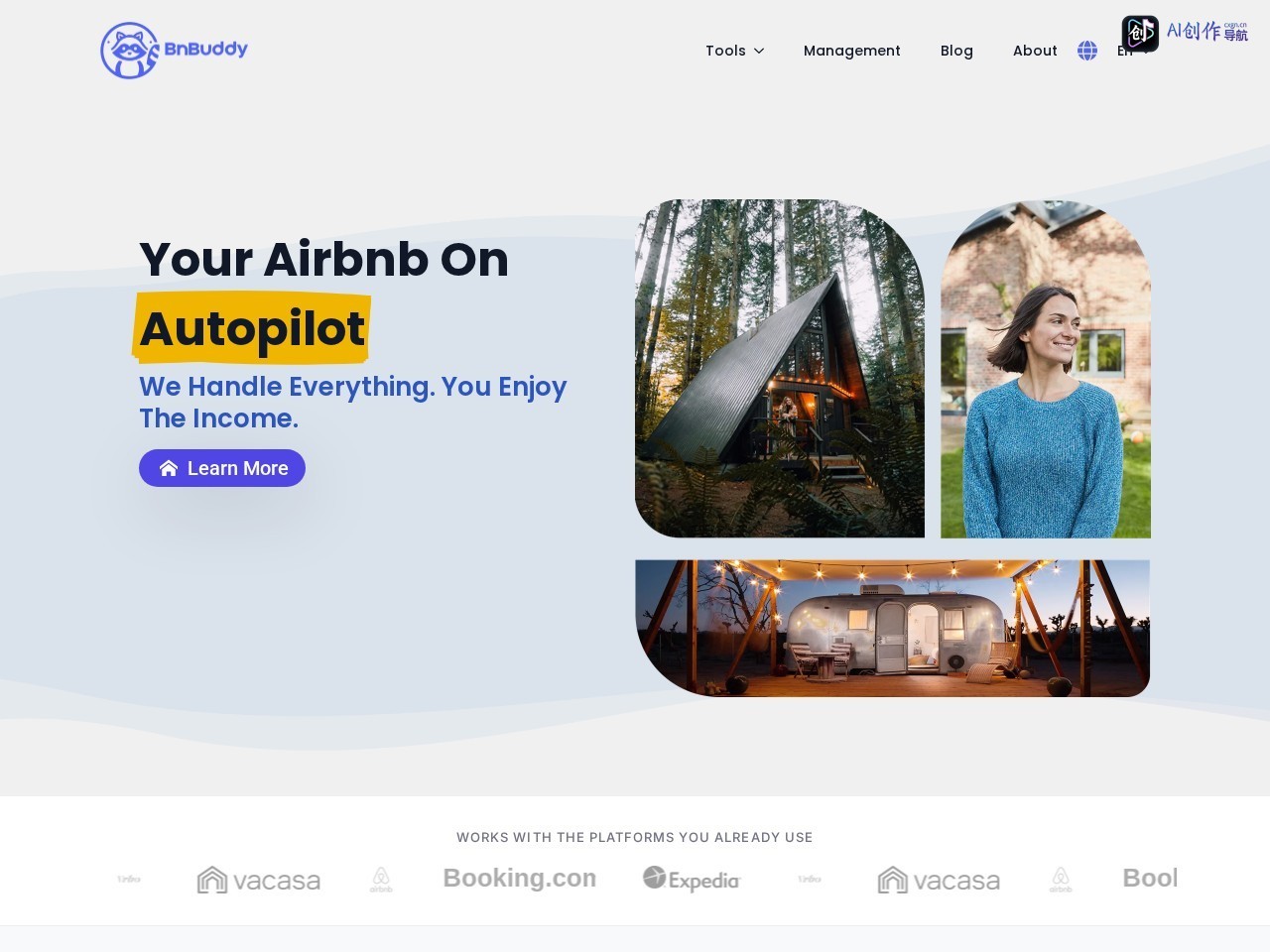 BnBuddy 网站截图
