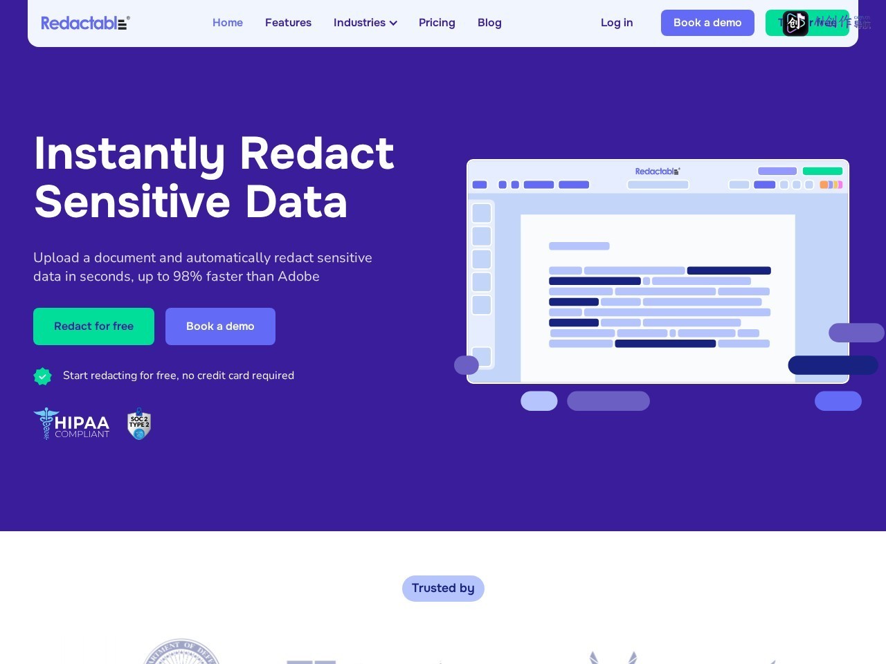 Redactable 网站截图