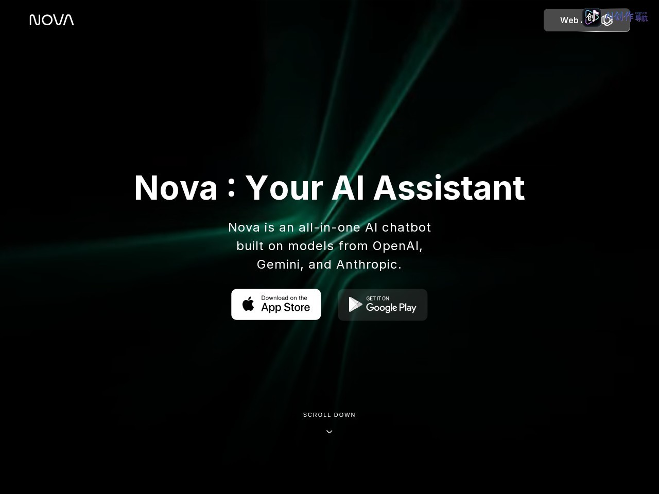 Nova 网站截图