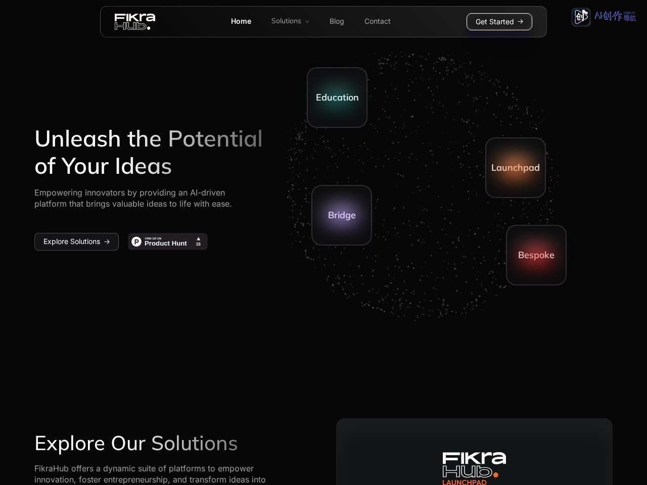 FikraHub 网站截图