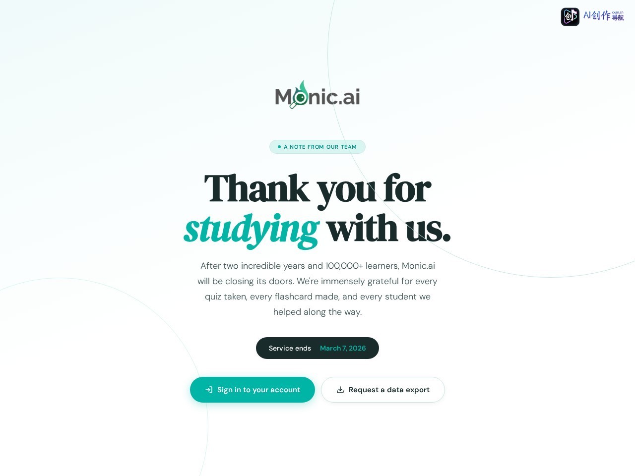 Monic.ai 网站截图