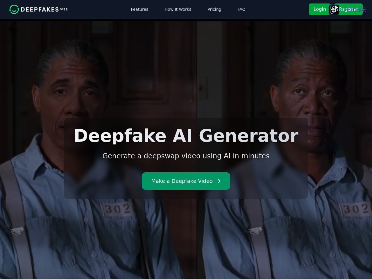 Deepfakes Web 网站截图