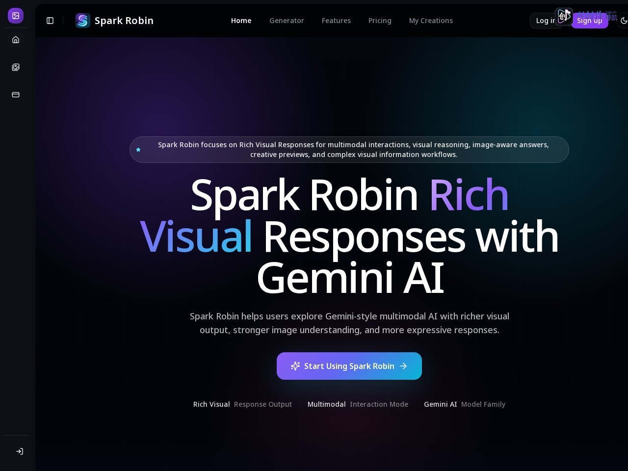 Spark Robin 网站截图