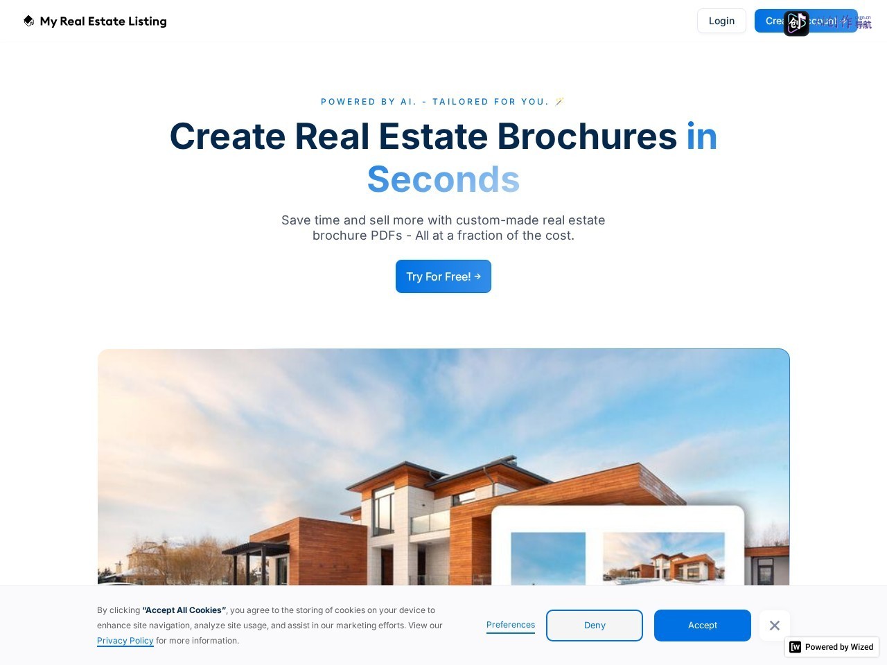 MyRealEstateListing.app 网站截图