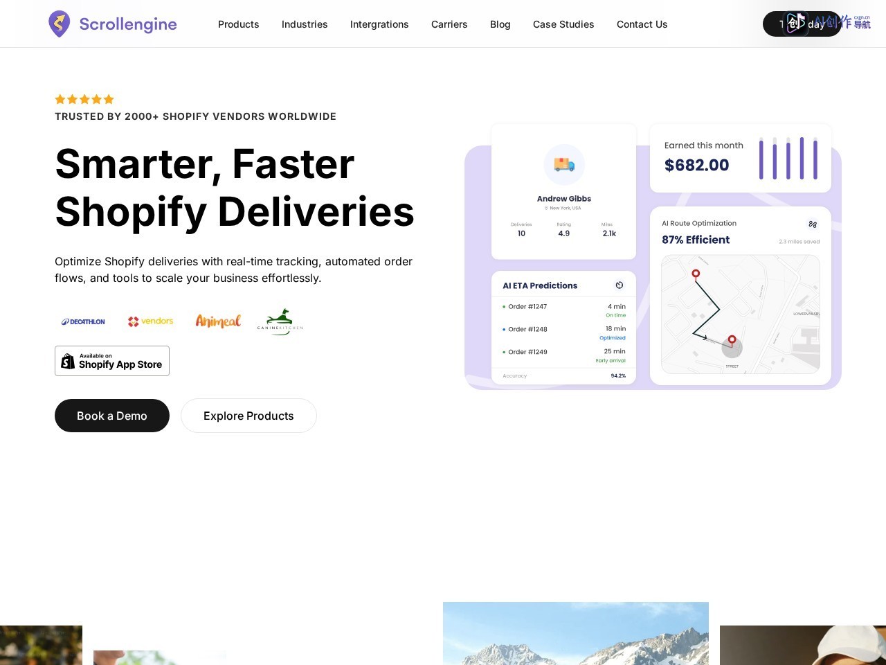Scrollengine 网站截图