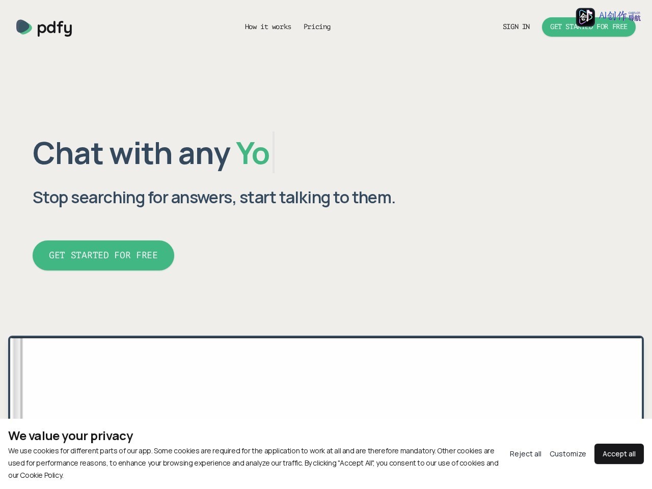 pdfy.ai 网站截图