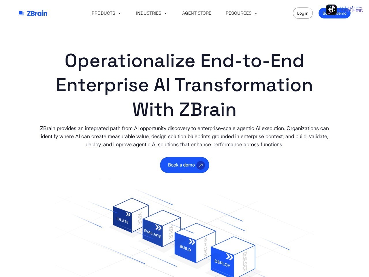 ZBrain 网站截图