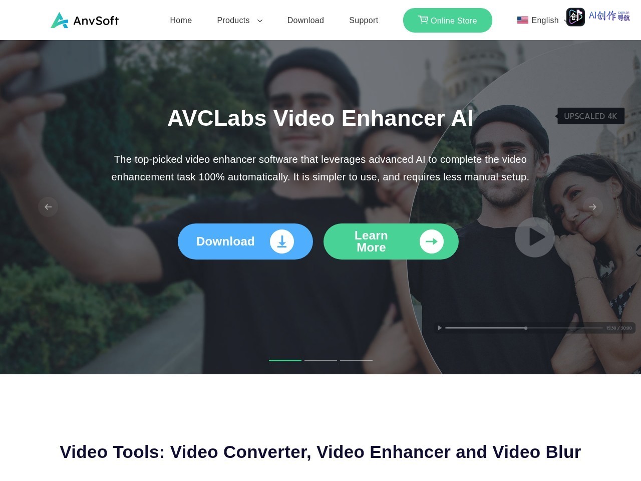 Anvsoft 网站截图