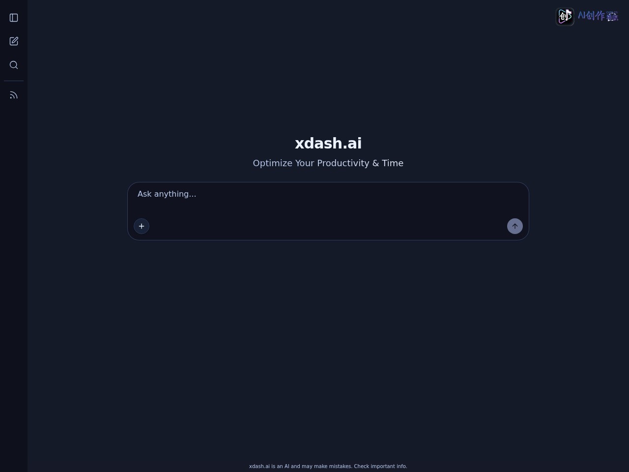 Xdash AI 网站截图