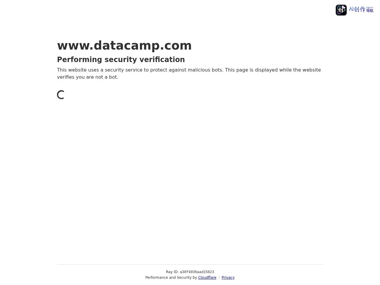 DataCamp 网站截图