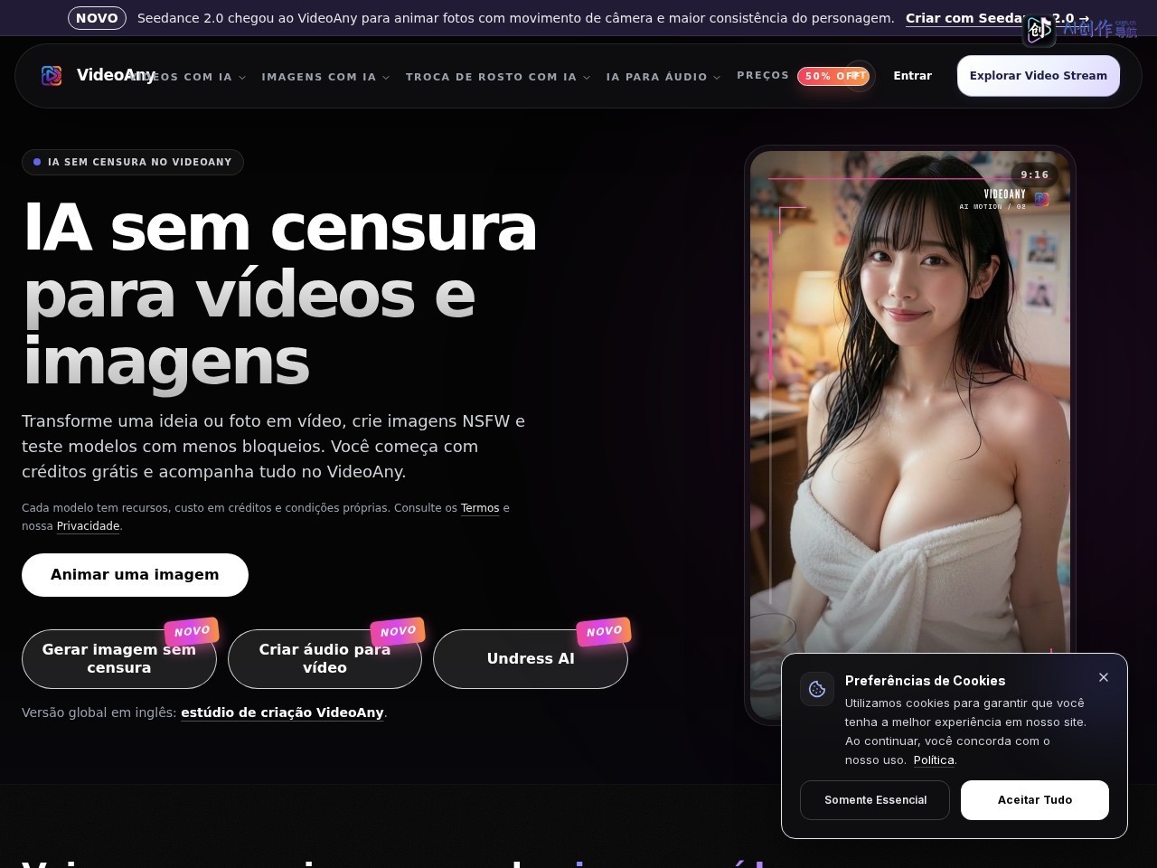 VideoAny 网站截图
